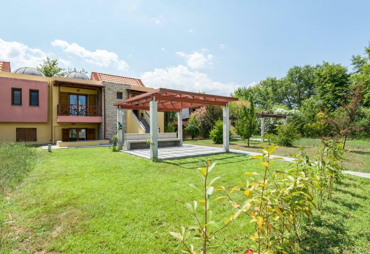 Modern House Villa Ierissos Bagian luar foto