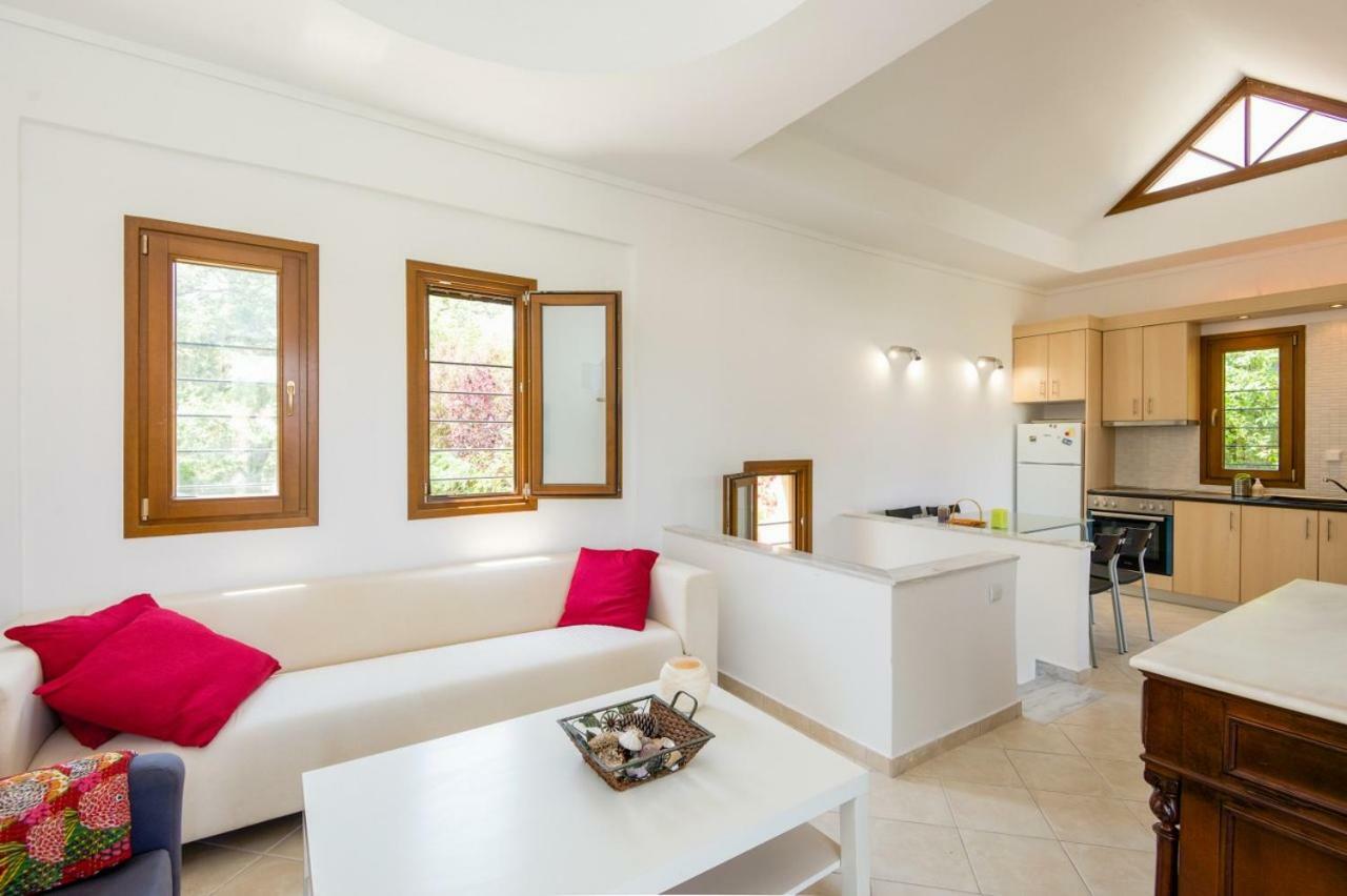 Modern House Villa Ierissos Bagian luar foto